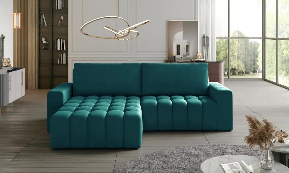 Coltar extensibil cu spatiu pentru depozitare, 250 x 175 x 92 cm, Bonett L1, Eltap