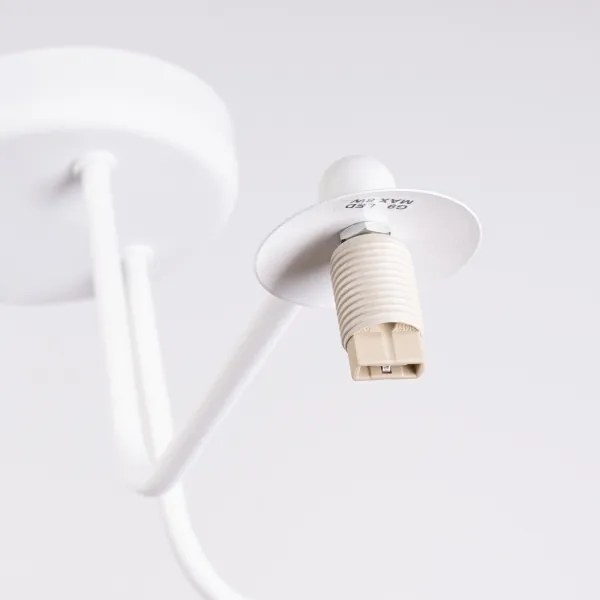 Lustră pe tijă Sollux SL.1659 ASTRAL 3xG9/8W/230V alb