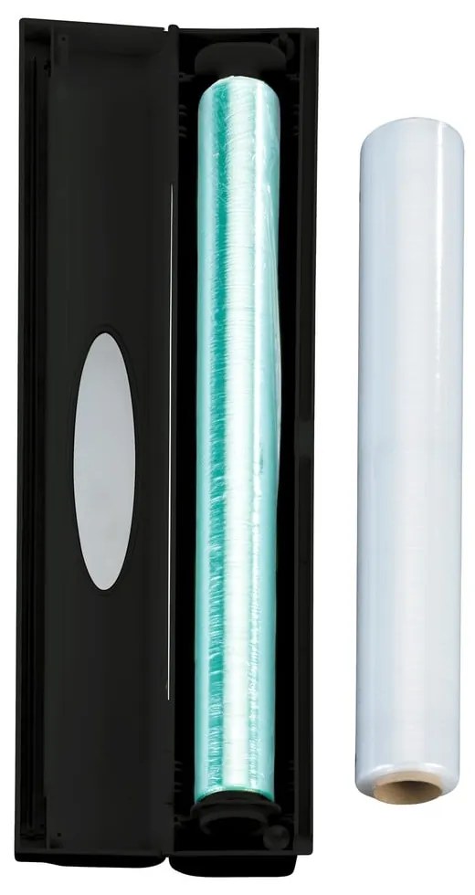 Dispenser folie alimentară / aluminiu Wenko Black Outdoor Kitchen, negru