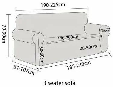 Husă elastică de canapea 4Home Elegant albastru , 190-230 cm + față de pernă gratis, 190-230 cm