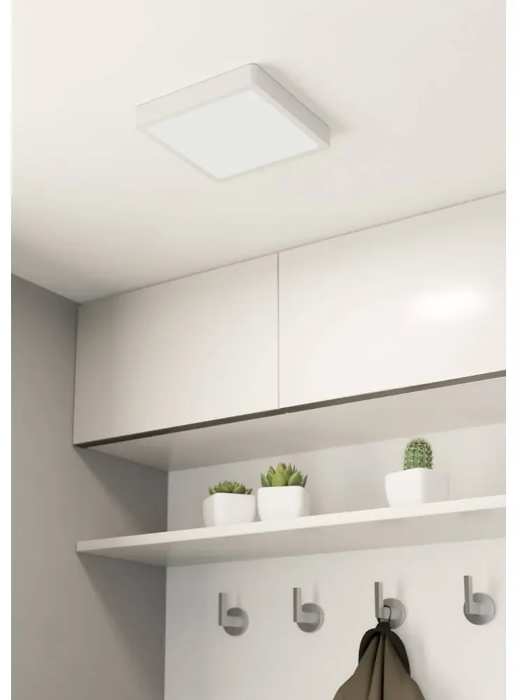 Plafonieră albă LED 21x21 cm FUEVA 5 – EGLO
