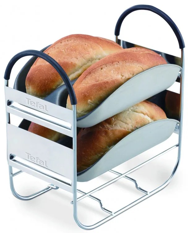 Masina de facut paine Home Bread Baguette Tefal PF610138, 1600 W, 750/1000/1500 g, 2 palete, 16 programe, Alb