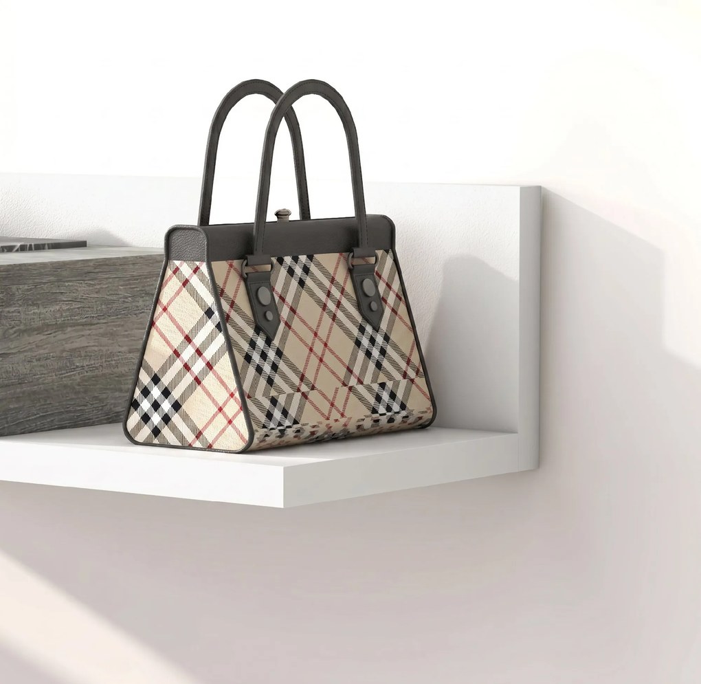 Mobilier de Intrare 2 in 1 cu Oglinda de Perete 75x3.5x75cm si Sertar 75x30.5x20cm, pentru hol, din MDF si Sticla, Gri-Alb HOMCOM | Aosom Romania