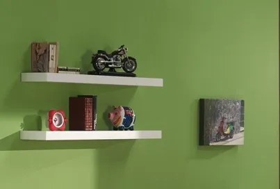 Set 2 Polițe de Perete Lara, pentru Camera Copii, Albe – Vipack