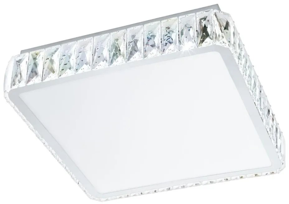 Eglo 95542 - Plafonieră reglabilă cu cristale TELLUGIO-S LED/24W/230V