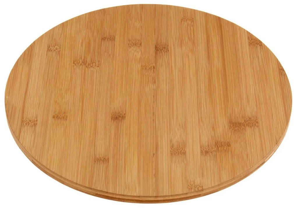 Placă rotativă din bambus pentru brânzeturi și gustări