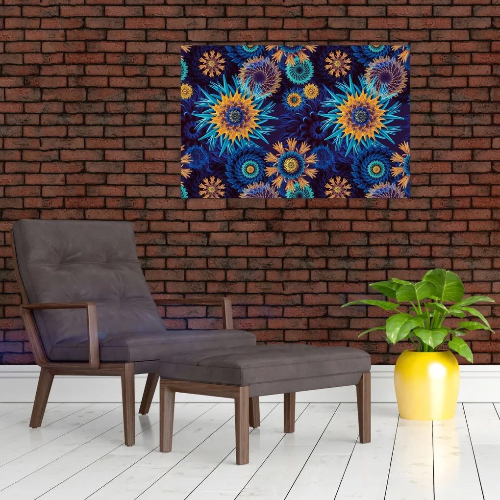 Tablou - 3D flori (90x60 cm)