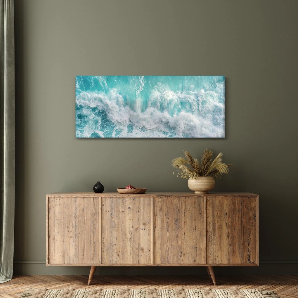 Tablou - Vedere a valurilor oceanului (120x50 cm)