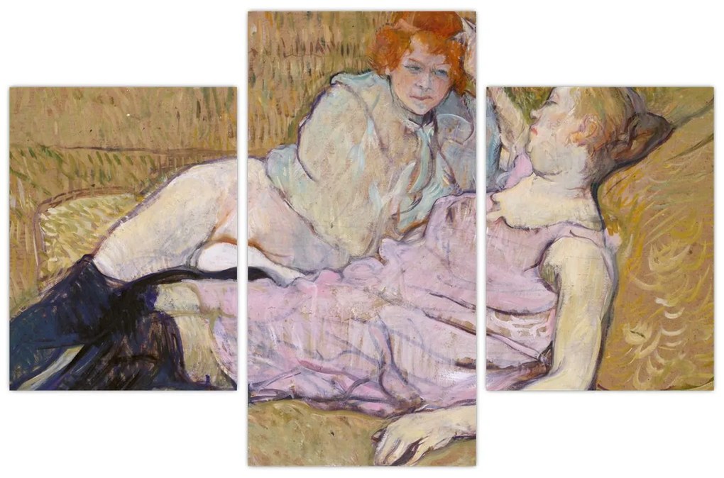Tablou - Henri de Toulouse-Lautrec, The Sofa, reproducere (90x60 cm)