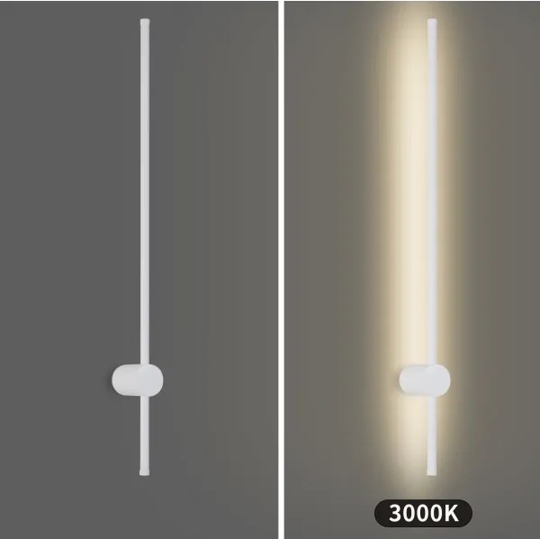 BRILAGI - Aplică LED de exterior AURA, 20 W, 230 V, 3000 K, IP54, 97 cm, alb, CRI 90