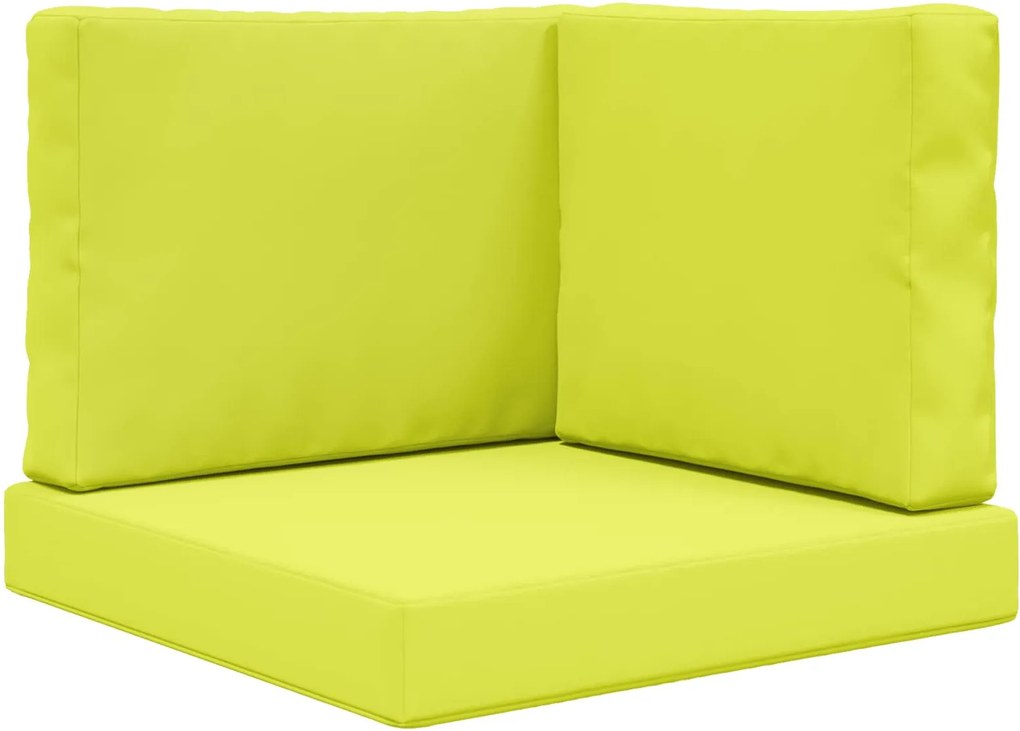 vidaXL Perna pentru canapea de exterior 3 pcs Verde Poliester