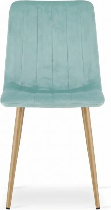 Scaun de catifea mentolat LAVA AQUA MINT