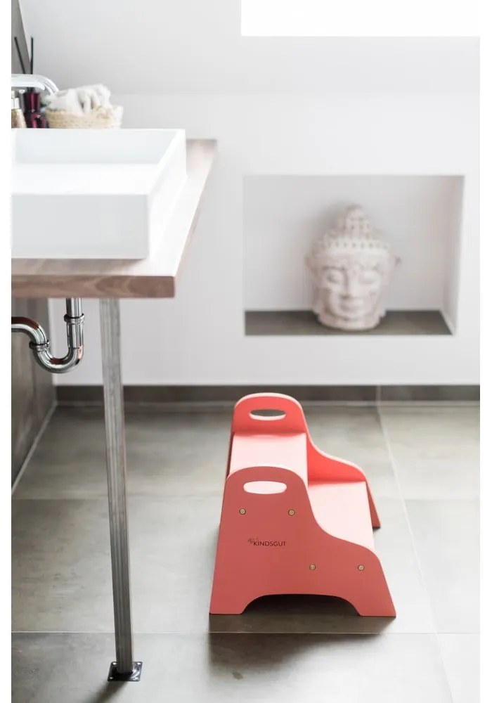 Treaptă înălțătoare roșu-deschis Dusky Pink – Kindsgut