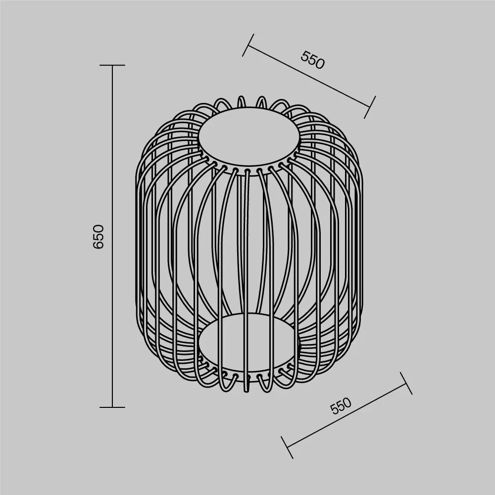 Lampa LED decorativa iluminat exterior IP54 Wisp
