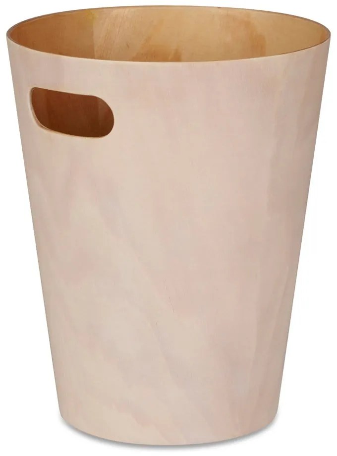 Coș de gunoi Umbra Woodrow, 7,5 l, crem