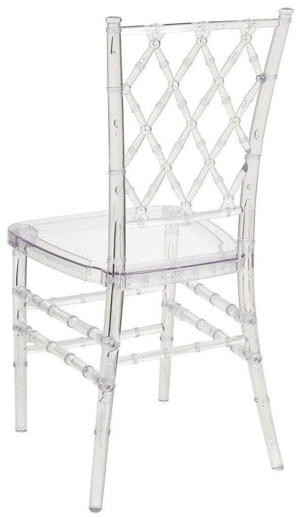 Set 2 buc. scaune de sufragerie CLARO (transparent). 1022823