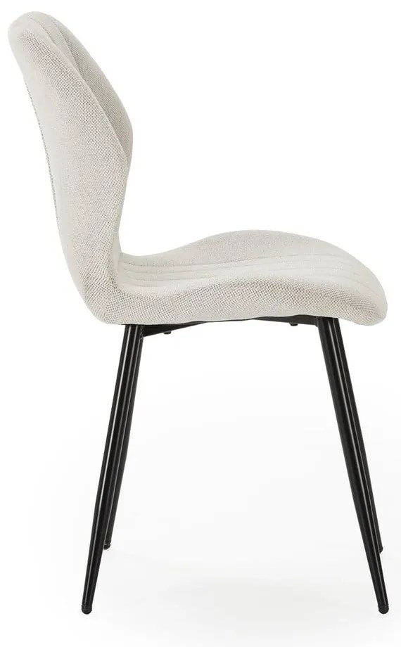 Scaune de dining crem 4 buc. Milu – Marckeric