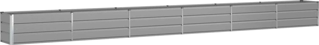 vidaXL Jardinieră Gri deschis 480 x 50 x 45 cm Oțel Galvanizat