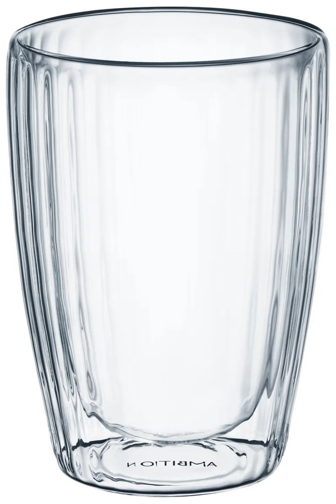 Set 2 pahare 350ml, termorezistente, Curly