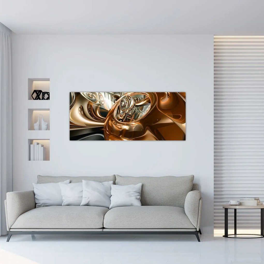 Tablou cu abstracție (120x50 cm)