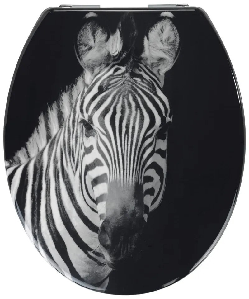 Capac WC 37,5 x 45 cm cu închidere automată Zebra – Allstar