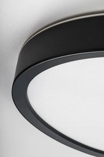 Rabalux 75081 - Plafonieră LED pentru baie MAUREC 18W/230V Ø 29 cm IP44 negru