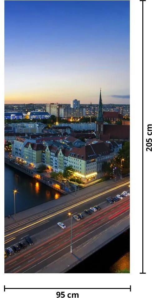Fototapet pentru ușă - Berlin (95x205cm)