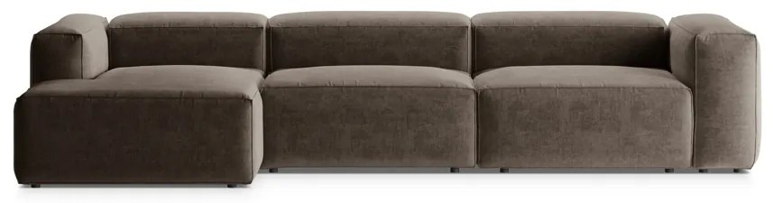 Coltar 4 locuri Bergamo stofa L344 cm