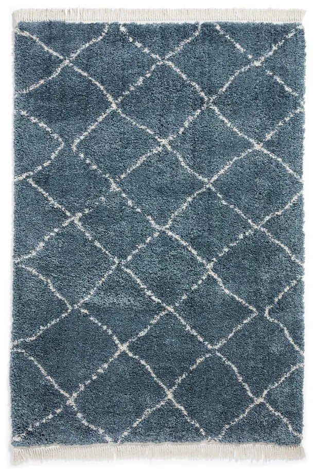 Covor albastru 80x150 cm Boho – Think Rugs