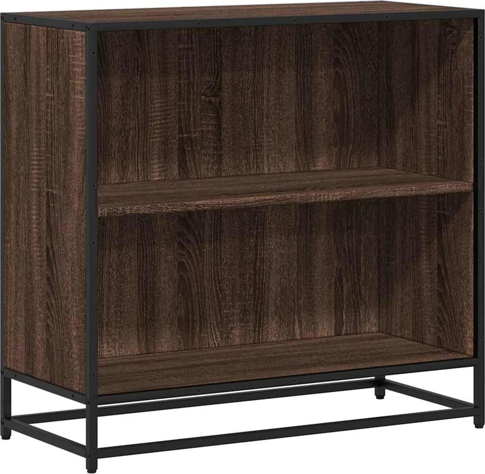 vidaXL Bibliotecă, stejar maro, 80,5x35x76 cm, lemn prelucrat