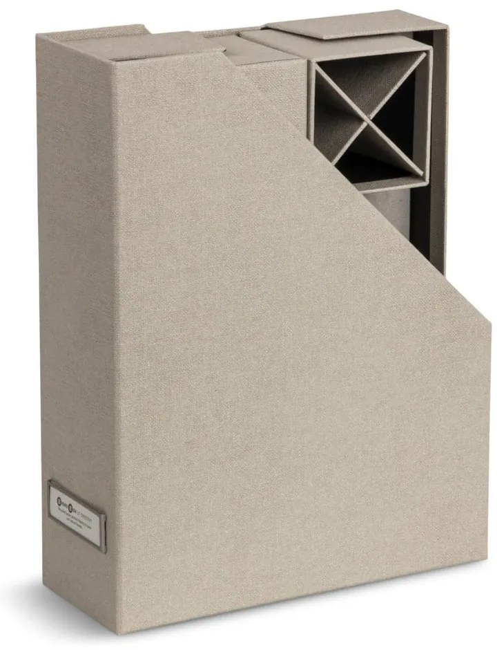 Organizatoare 4 buc. din carton Hugo Canvas Paper Laminate – Bigso