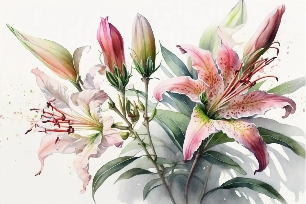 Tablou - Crinii, ilustrații (90x60 cm)