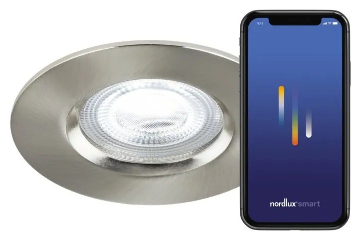 Spot incastrabil LED RGB CCT, IP65 Don Smart Color nickel