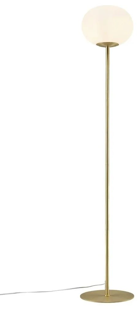Lampadar, Lampa de podea design nordic Alton, alama/ alb 2010514001 NL