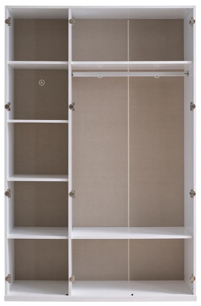 Cadru dulap pentru 3 usi 133x59x204 cm ,   pentru camera copiilor, colectia LIKYA