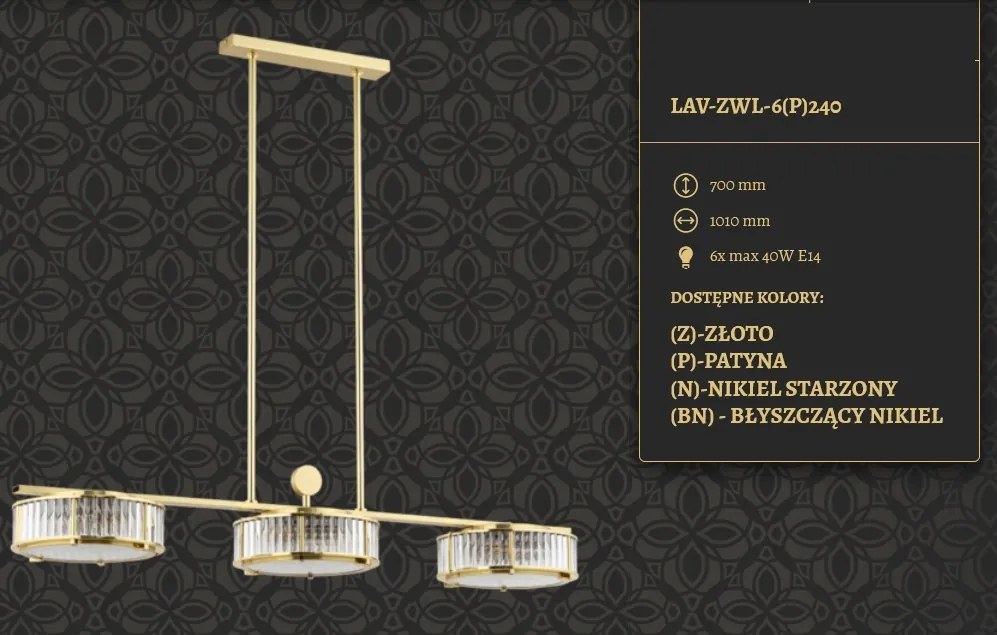 Lustra design LUX realizata manual LAVONE
