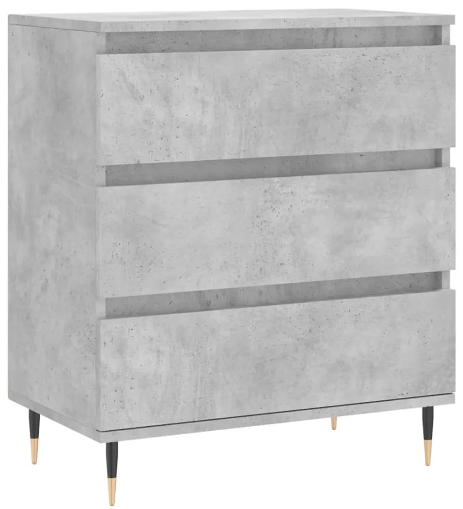 vidaXL Servantă, gri beton, 60x35x70 cm, lemn prelucrat
