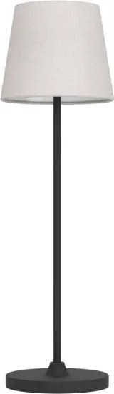 Eglo 75937 - Lampă de birou LED reîncărcabilă cu dimmer LEONERO LED/3,8W/5V 2000mAh neagră/cremă