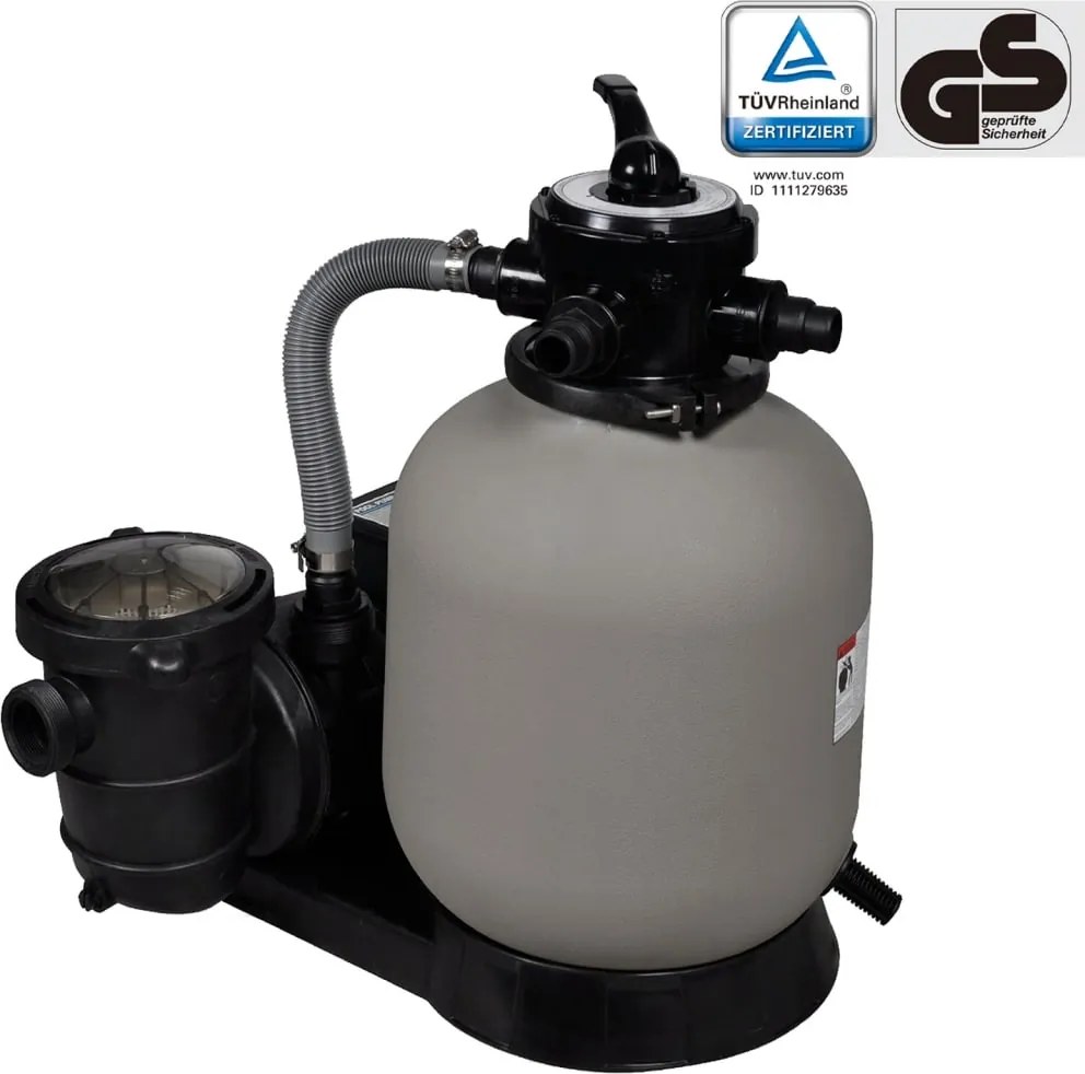 vidaXL Pompă filtru cu nisip 600 W 17000 l/h