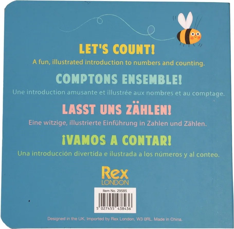 Jucărie interactivă First Numbers Book Animals – Rex London