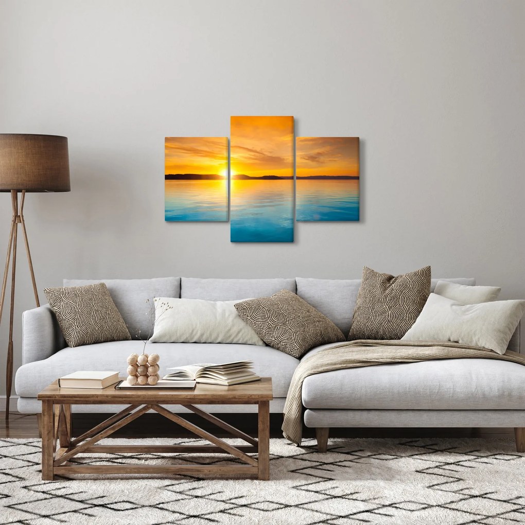 Tablou cu răsărit de soare (90x60 cm)