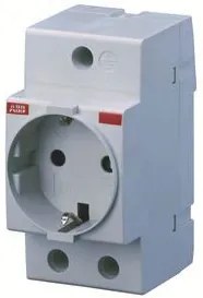 Priza schuko modulara 16A 2P+N M1175 ABB