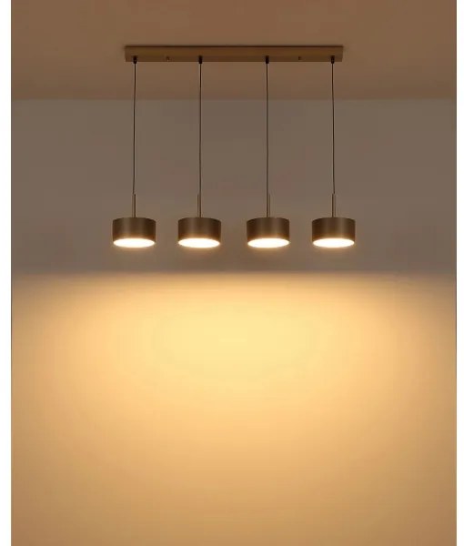 Globo 56964-4H - lustră LED pe cablu RAYMOND LED/40W/230V 3000K alamă