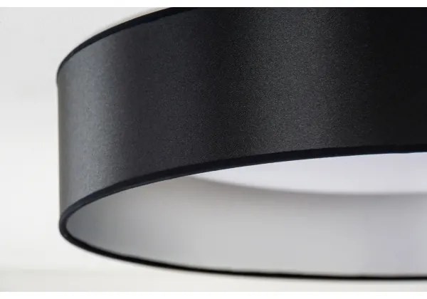 Plafonieră LED Duolla ROLLER LED/24W/230V d. 45 cm negru/argintiu