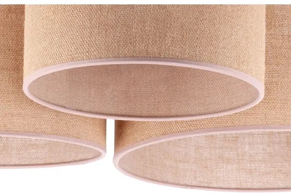 Duolla - Plafonieră ROLLER TRIO 3xE27/60W/230V bej