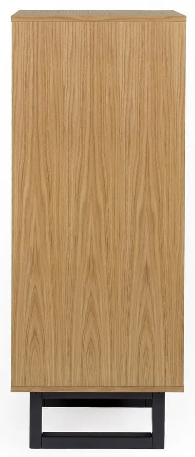 Comodă în decor de stejar Woodman Camden Narrow Diamond Print, 40 x 123 cm