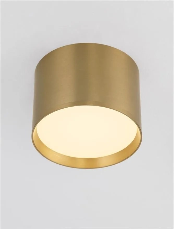 Spot LED aplicat diametru 12cm ZIAZA auriu, NVL-9695168
