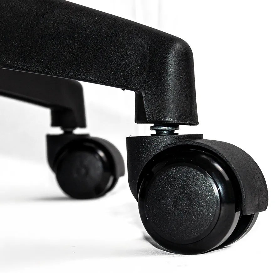 Scaun ergonomic negru cu tetiera, brate si suport lombar reglabile OFF 987