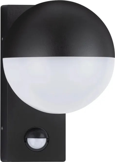 Aplica LED cu senzor, iluminat exterior 3000K IP54 MAKO negru