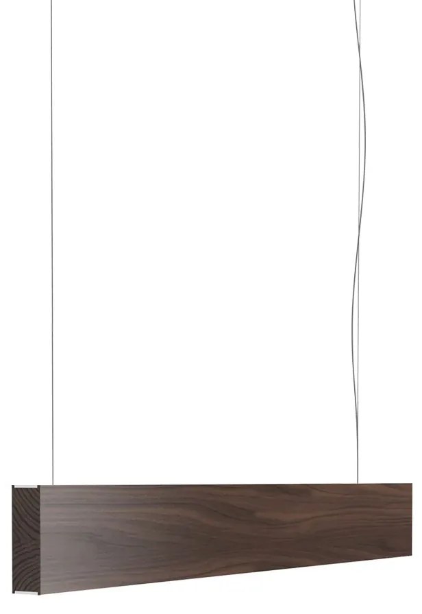 Lampă suspendată LED120, mai multe variante - TUNTO Model: Lumină naturală, directă și indirectă de 700 mm nuc
